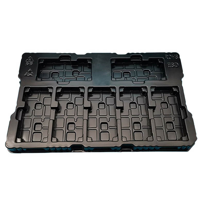 Customized Durable Carton Box Plastic Tray Antistatic Packing Material