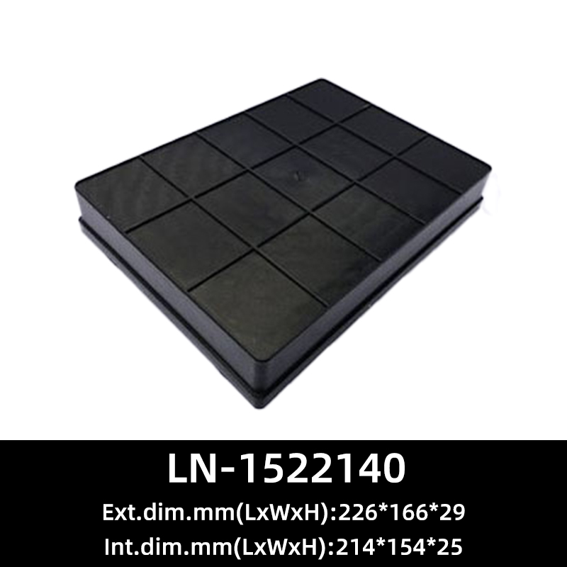 LN-1522140 PCB Storage Container PP Plastic Antistatic ESD Tray/Black ESD Packing Tray
