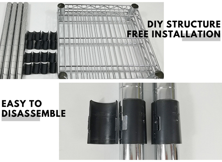 Heavy Duty Chrome ESD Anti-static SMD Reel Frame Wire Shelf Trolley for ...