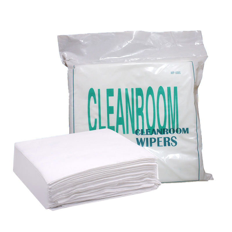 Factory Supply Cleanroom 100% Polyester Wiper Wipes for Lab Electronics 