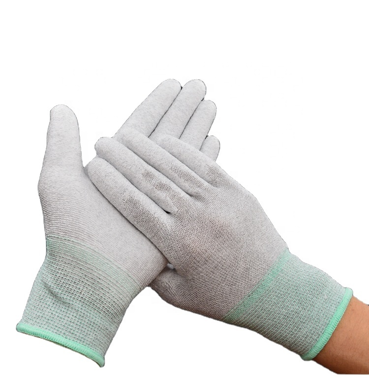LN-1588003F Carbon Top Coating Glove Used in Workshop Non-slip Industrial Gloves